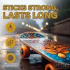 VulgrCo Custom Personalize Your Own Skateboard 31" X 8" Customized Upload Your Own Image Wall Art Skateable view 3