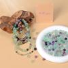 AD Beads Handmade Gemstone Stretch Elastic Bracelet Crystal Healing Reiki Nature's Beauty and Spiritual Essence Unisex (10mm, Fluorite) view 4