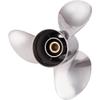 Rareelectrical New Stainless Steel Propeller Compatible with Yamaha 2 Stroke 15 Spline 175 130-300 Hp 1984-2000 by 3532-143-17 68G-45972-00-00 6K1-45978-02-98 Diameter 14.25" X 17" Pitch X 15-Spline view 1