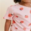 Owlivia Kids Pjs Set, Boys Girls Summer Short-Sleeve Sleepwear, 100% organic cotton Toddler Pajamas(4-5T, Pink Strawberry) view 3
