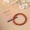 AD Beads Handmade Gemstone Stretch Elastic Bracelet Crystal Healing Reiki Nature's Beauty and Spiritual Essence Unisex (4mm, Red Jasper) view 3