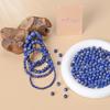 AD Beads Handmade Gemstone Stretch Elastic Bracelet Crystal Healing Reiki Nature's Beauty and Spiritual Essence Unisex (12mm, Lapis Lazuli) view 4