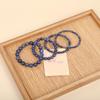 AD Beads Handmade Gemstone Stretch Elastic Bracelet Crystal Healing Reiki Nature's Beauty and Spiritual Essence Unisex (6mm, Blue Sodalite) view 4