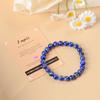 AD Beads Handmade Gemstone Stretch Elastic Bracelet Crystal Healing Reiki Nature's Beauty and Spiritual Essence Unisex (4mm, Lapis Lazuli) view 3