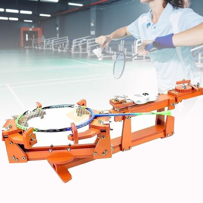 FJYAWEN Racket Stringing Machine 60LB Professional Tennis Restringer 30-Minute Stringing DIY Badminton Racket String Tools for Tournament