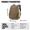 Mardingtop 30L Molle Military Backpack, Tactical Backpack for Men, Cordura Backpack for Hiking,Camping,Trekking view 3