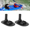 Kuuleyn 2PCS Inflatable Boat Tent Base,PVC 180 Degree Rotation Kayak Canopy Mount Base Sun Shade Deck Mount for Rowing Boat Speedboat Kayak Sun Shade Canopy Mount Base view 4