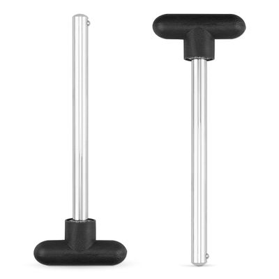 2 PCS Weight Stack Pin, Weight Stack Pin Replacement, Fit for Fitness Universal Home Gym Exercise Machine Parts & Accessories Pin Tensile 3/8 Diameter 5-1/2" Locking Space, 2pcs