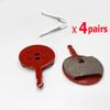 XIBANY Motorized Scooter 4 Pairs Semi-Metallic Bicycle Disc Brake Pads for Sram for Avid BB5 PROMAX for Giant Disk Brake Pad Motorized Scooter view 2
