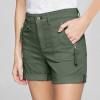 Stretchy Twill Jean Shorts Women Y2k Rolled Hem High Waisted Denim Shorts Summer Casual Cargo Shorts with Zipper Pockets Cute Preppy Hiking Shorts Comfy Juniors Shorts Trendy Denim Hot Shorts view 4