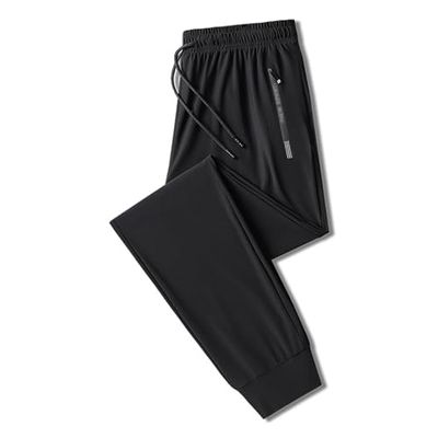 Syeelopri Active Stretch Unisex Ultra Stretch Quick Drying Pants, Fast Dry Stretch Pants Light and Thin (A-Black,3XL)