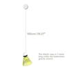 Hisocute Badminton Training Telescopic Elastic Rod Trainer Self Study Rebounds Power Base Practicing Set for Badminton Self Study Shuttlecock Rebounds, three sets view 2