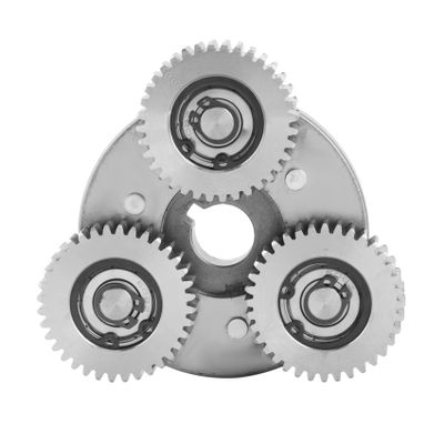 IDOLOVA 36T 38mm Planetary Gear with Clutch for Motor Electric Bike E-Bike Steel Gear Ebike Parts, silver