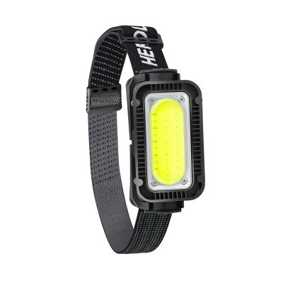 MOUDOAUER Rechargeable LED Headlamps with 3 Bright Modes Torch Work Light Bar Head Band Lamp for Outdoor Running, Camping Hiking