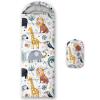 Axolotl Animals Elephant Wild Lion Sleeping Bag for Adults Teens Kids with Compression Sack Portable and Lightweight for 3-4 Season Camping,Hiking,Waterproof and Outdoor Activities are Acceptable view 1