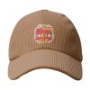 BIRYHG Proud Mom of A Kindergarten Girl Corduroy Baseball Caps for Women Men Adjustable Dad Hat Khaki view 1