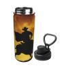 ZLYYXY Cool Bull Riding Water Bottle 18oz Sports Insulated Kettle Drinking Cup Stainless Steel Kettle For Gym Running Hiking Outdoor view 3