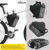 BOBILIFE Bike Triangle Frame Bag with Bottle/Mini Speaker Holder - Bicycle Cycling Storage Triangle Top Tube Front Pouch Saddle Bag for Road and Mountain Bikes (W/Tritan Bottle) view 2