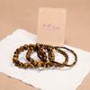 AD Beads Handmade Gemstone Stretch Elastic Bracelet Crystal Healing Reiki Nature's Beauty and Spiritual Essence Unisex (12mm, Yellow Tiger's Eye) view 4