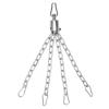 Wuyangcun 220lb Heavy Bag Hanger Chain with Swivel - 18-Inch Long, Silver - Ideal for Boxing, Muay Thai, Kickboxing Punching Bags view 1