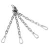 Wuyangcun 220lb Heavy Bag Hanger Chain with Swivel - 18-Inch Long, Silver - Ideal for Boxing, Muay Thai, Kickboxing Punching Bags view 2