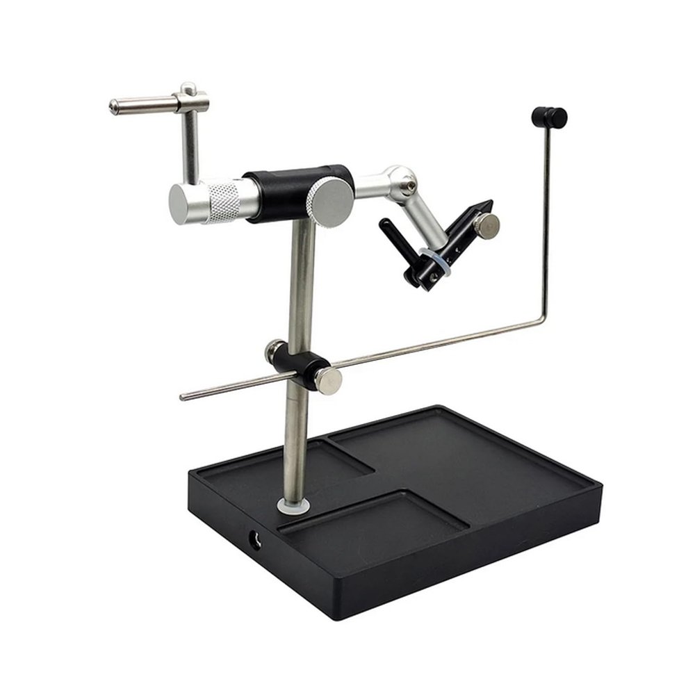 360 Rotary Fishing Flies Tying Tool Universal Fly Tying Vise Pedestal Base Bobbin Thread Holder Flies Lure Making Accessories
