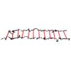 YUSHANCHENG Fixed Agility Ladder Football Speed Rope Ladder for Football Exercise Sports Training 6M 12Rung (Red) view 1