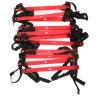 YUSHANCHENG Fixed Agility Ladder Football Speed Rope Ladder for Football Exercise Sports Training 6M 12Rung (Red) view 2