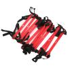 YUSHANCHENG Fixed Agility Ladder Football Speed Rope Ladder for Football Exercise Sports Training 6M 12Rung (Red) view 4