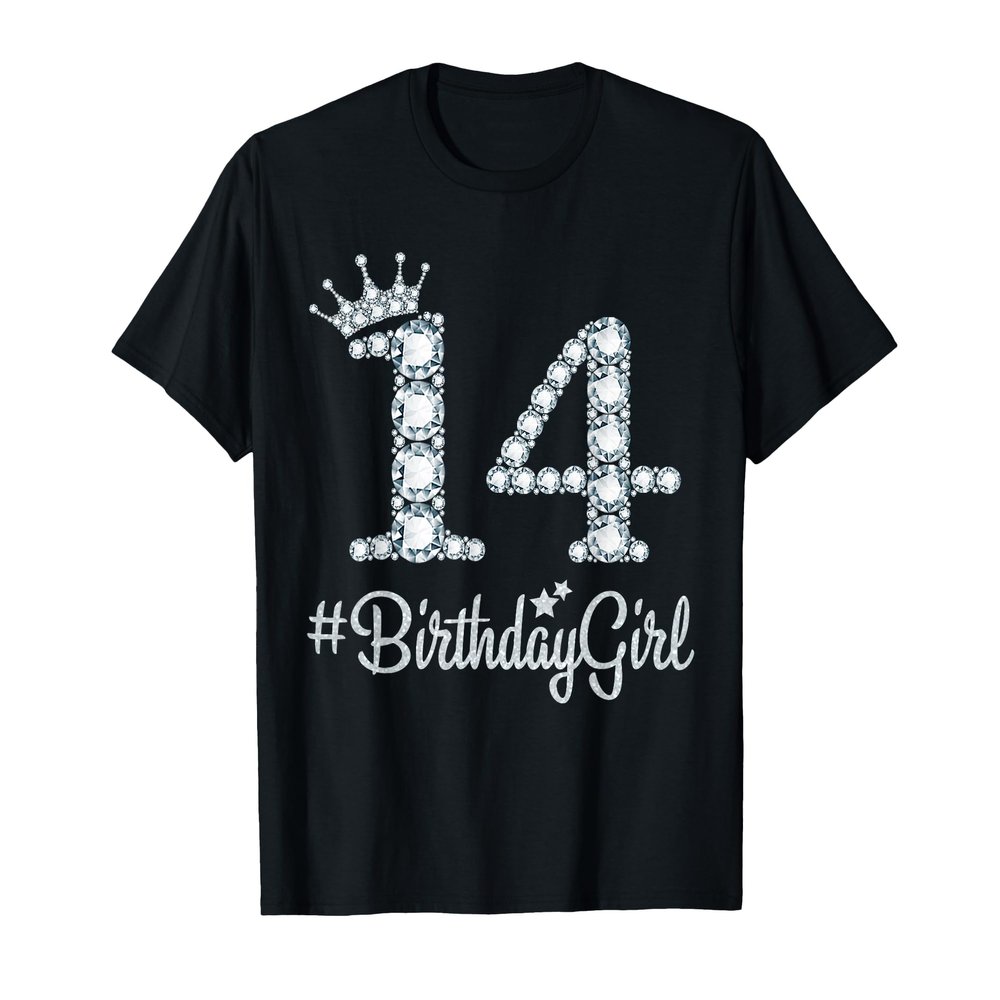 14 BirthdayGirl 14 Years Old Happy 14th Birthday Girl T-Shirt