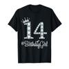 14 BirthdayGirl 14 Years Old Happy 14th Birthday Girl T-Shirt view 1