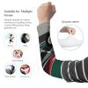 OURTEV Sun Protection Arm Sleeves Trolley Pattern Sports Cooling Arm Compression Sleeves for Men Women view 3
