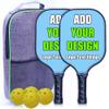 Custom Pickle Ball Paddles Set, Personalized Rackets with Your Own Photo Logo Name, Perfect First Paddles Gifts for Beginners, LightSkyBlue view 1