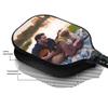Custom Pickle Ball Paddles Set, Personalized Rackets with Your Own Photo Logo Name, Perfect First Paddles Gifts for Beginners, LightSkyBlue view 4