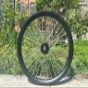 AUTES 20 inch Front Bicycle Wheel Double Wall Aluminum 20" Rim, Disc Brake, 520g Heavy Duty Wheel 10G 36 Spokes for MTB/Road/Cruiser Bikes (Rim Size 16.5") view 1