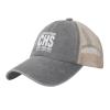 LAZHUNA I Suffer from C.H.S Can't Hear Shit I Wills Huh The Crap Out of You Hat Washed Cotton Mesh Cap Trucker Hats Baseball Caps Summer Dad Hat Gray view 2
