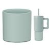 BKBY Silicone Boot Compatible with Sinple Midern 24/30/40 oz Tumbler with Handle/Trek Pivot, Protective Anti-Scratch Bottle Bottom Sleeve Cover Compatible with Sinple Midern Tumbler view 1