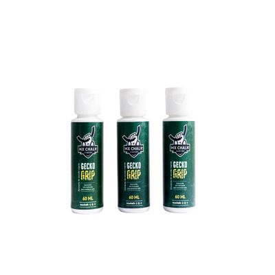 Mx Chalk, 3 Bottles 60 ml of Brea Liquid Gel for Improving Grip in Sports, Amber