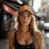 BIRYHG Dog Mom Corduroy Baseball Caps for Women Men Adjustable Dad Hat Khaki view 3