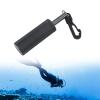 SUNGOOYUE Aluminum Alloy Underwater Shaker Bell with Clip, Noise Maker Signal Bell, Crisp Sound Diver Noise Maker for Underwater Activities (Black), SUNGOOYUE591z3rwdck-13 view 3