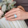 Egnaro Women's Stackable Silicone Rings, 2.5/5.5mm Wide 1.8/2mm Thick Bands view 4