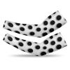 OURTEV Sun Protection Arm Sleeves Black Dot Sports Cooling Arm Compression Sleeves for Men Women, X-Large, Style view 1