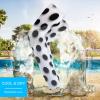 OURTEV Sun Protection Arm Sleeves Black Dot Sports Cooling Arm Compression Sleeves for Men Women, X-Large, Style view 4