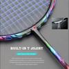 Hohe Spannung 35LBS Volle Carbon Faser Badminton SCHL?ger Aufgereiht Ultraleicht 4U 82G Professionelle Ausbildung SCHL?ger Mit Taschen Erwachsenen view 4