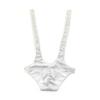 Men's Shapewear Leotard Sexy and Fun Jumpsuit Brief Underpants Jockstraps Wrestling Singlet Bodysuit Triangle Briefs White view 3