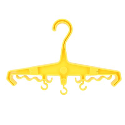 Diving BCD Hanger, Portable ABS Wetsuit Hanger Multi Purpose, Ergonomic Vented Drying Hanger for Travel Water Sports, Diving Gear Accessories (Yellow)