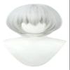 TEDPRBGE Game Cosplay Wig Silver White Hair Wigs Short Straight Wigs with Bang Halloween Party Wig (Silver White) view 1