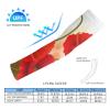 OURTEV Sun Protection Arm Sleeves Poppy Flowers Vivid Petals Sports Cooling Arm Compression Sleeves for Men Women view 2