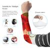 OURTEV Sun Protection Arm Sleeves Poppy Flowers Vivid Petals Sports Cooling Arm Compression Sleeves for Men Women view 3