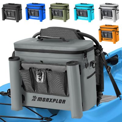 MORXPLOR Kayak Cooler,Waterproof Kayak Seat Back Cooler for Kayaking,Kayak Accessories Cooler Bag,Protable Ice Chest,Beach Cooler,Travel Cooler for Camping or Lunch Bag